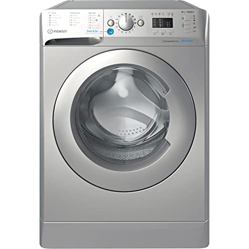 Indesit Built-In Washing Machine, 8kg Load, Silver
