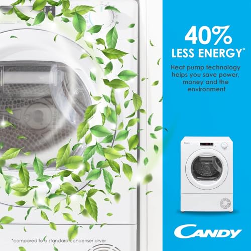 Candy Smart Pro Heat Pump Dryer, 9 kg White