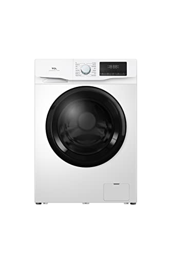 White 8 kg Washing Machine with Steam