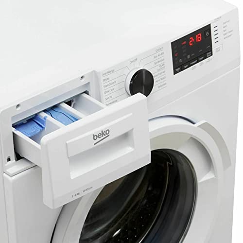 Beko 8kg 1400 rpm Washing Machine in White