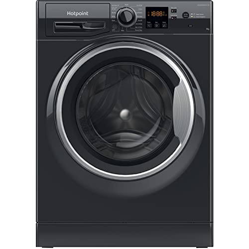Hotpoint 9kg Freestanding Black Washing Machine
