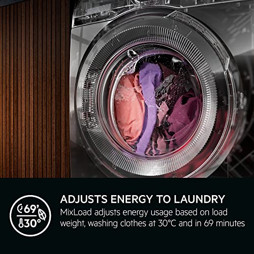 AEG 7000 Series Washer Dryer Prosteam Freestanding White