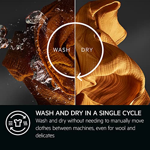 AEG 7000 Series Washer Dryer Prosteam Freestanding White