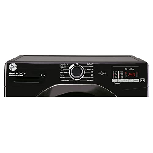 Hoover 8KG Black Washing Machine A+++