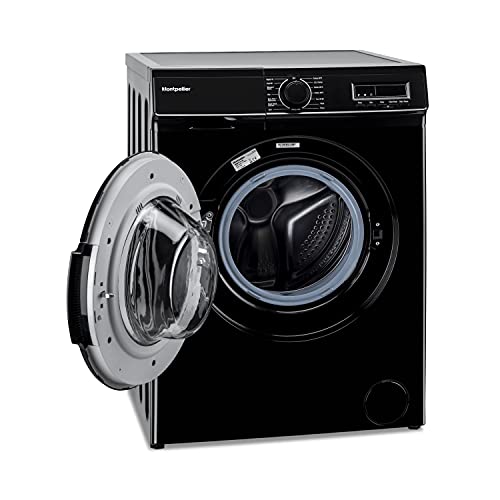Montpellier Freestanding 7kg 1400RPM Washing Machine - Black