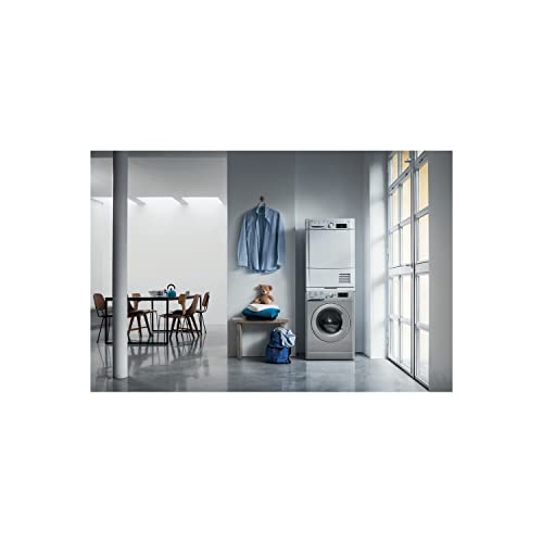 Indesit Freestanding Washer Dryer, 8/6kg, Silver