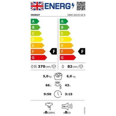 Indesit 6+5kg 1200RPM Washer Dryer - White