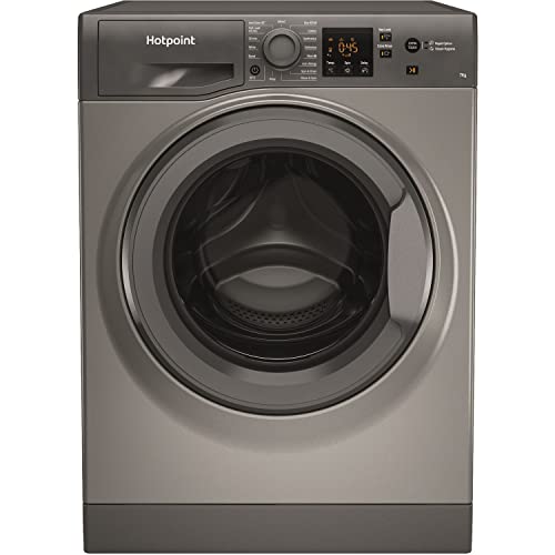 Hotpoint 7kg Graphite Freestanding Washer - 1400rpm