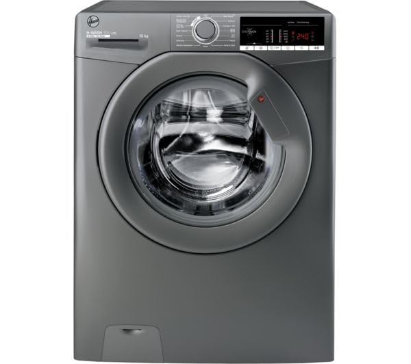 Hoover 10kg 1400rpm Graphite Washing Machine NFC Display
