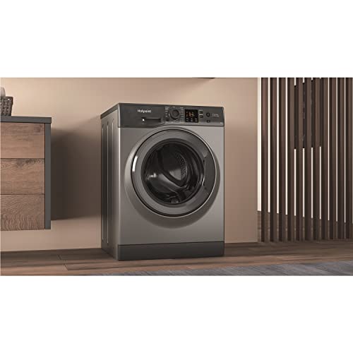 Hotpoint 7kg Graphite Freestanding Washer - 1400rpm