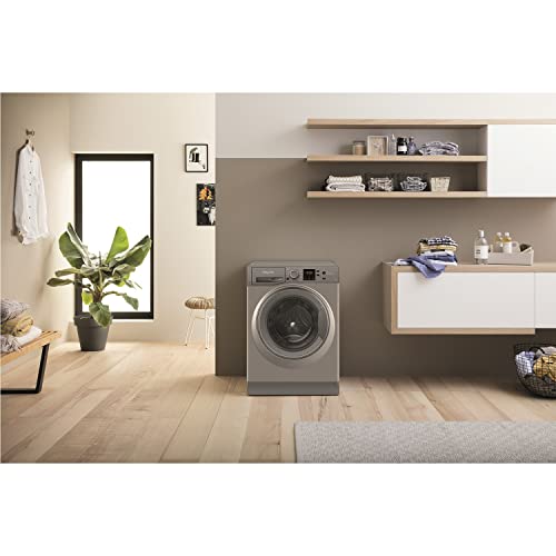 Hotpoint 7kg Graphite Freestanding Washer - 1400rpm
