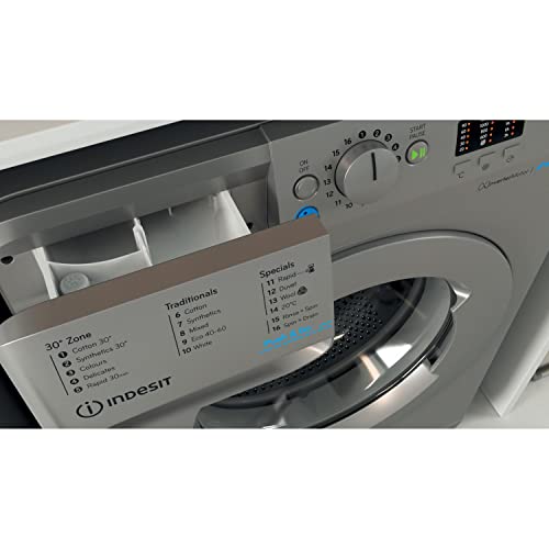 Indesit Built-In Washing Machine, 8kg Load, Silver
