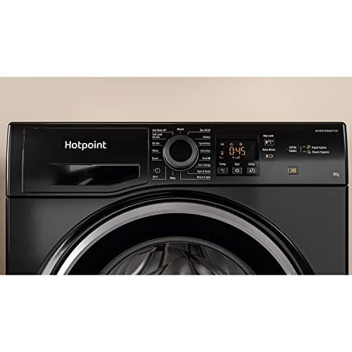Hotpoint Black 8kg Washing Machine 1400rpm