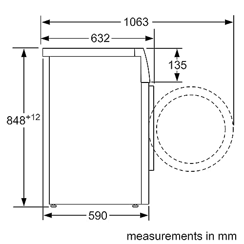 Bosch Series 4 Washer: A Energy, 8kg, 1400rpm