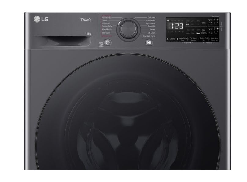 11kg Washing Machine with EZDispense™, TurboWash™, and Steam™
