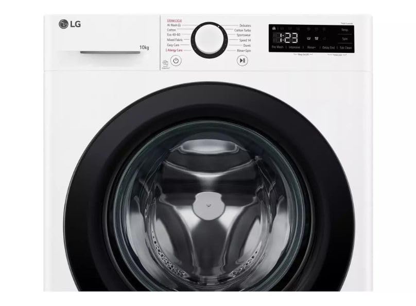 10KG Washing Machine with TurboWash and Steam Technology