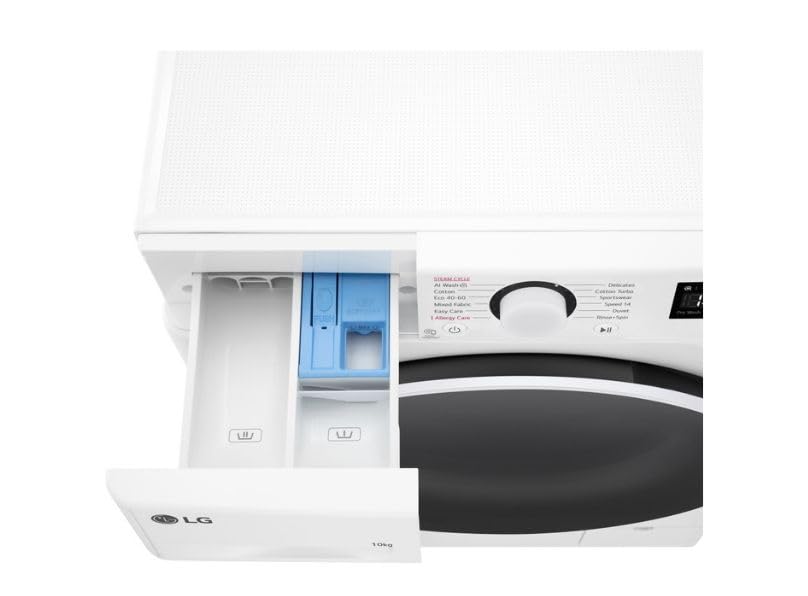 10KG Washing Machine with TurboWash and Steam Technology