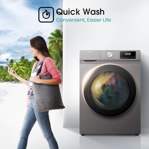 Hisense 10kg Washing Machine - Titanium - A Rated