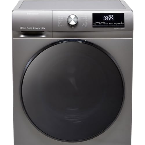 Hisense 10kg Washing Machine - Titanium - A Rated
