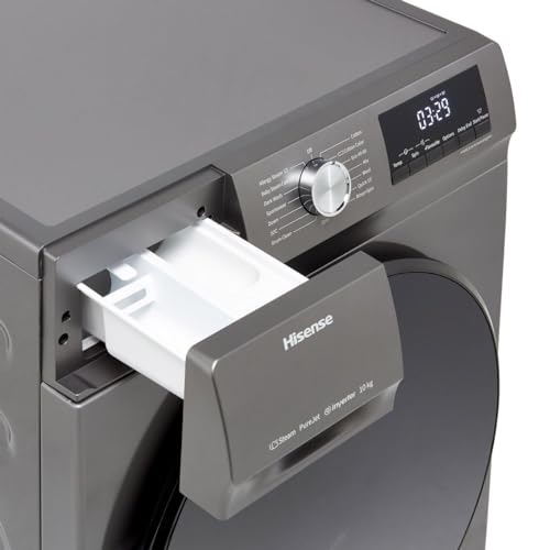 Hisense 10kg Washing Machine - Titanium - A Rated