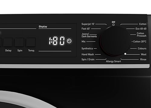Sharp Freestanding Washing Machine with Steam and 15 Programs