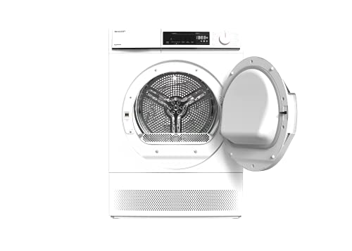 Sharp 15 program 8kg Condenser Dryer - White