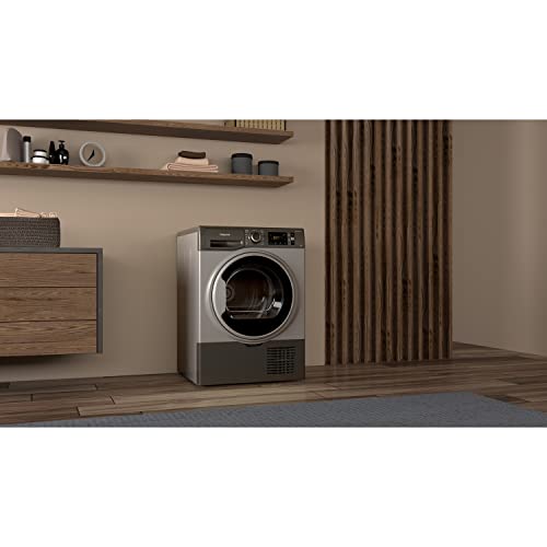 Hotpoint D81GS UK Condenser Dryer, 8kg Graphite