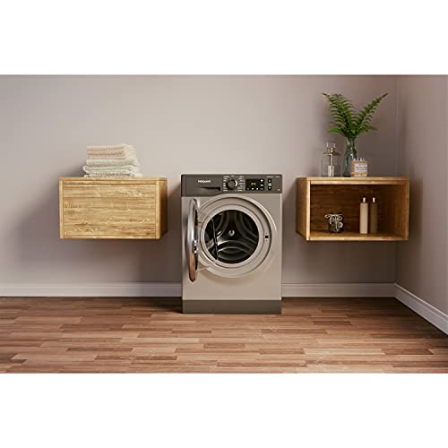 Hotpoint 9kg Freestanding Washing Machine, Graphite