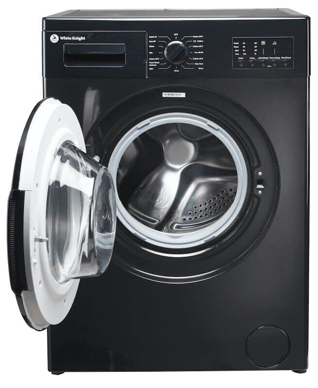 Black 8Kg 1400Spin White Knight Washer