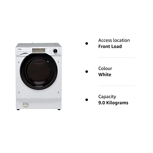 Haier 9Kg Integrated Washing Machine - White