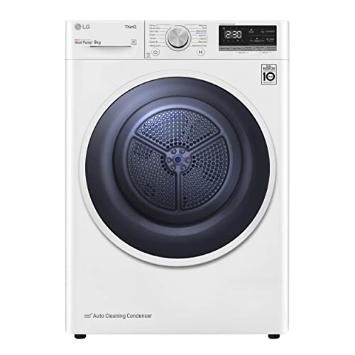 LG Heat Pump Dryer 9KG Freestanding White