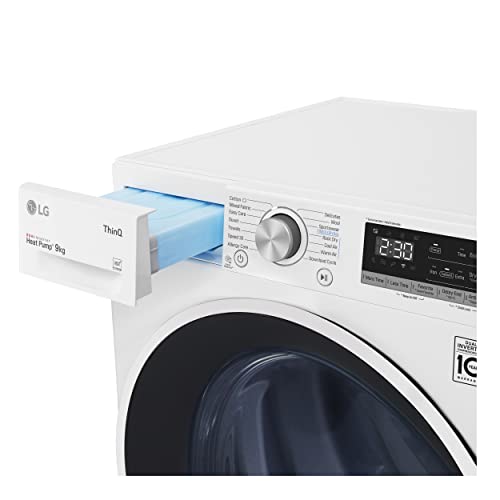 LG Heat Pump Dryer 9KG Freestanding White