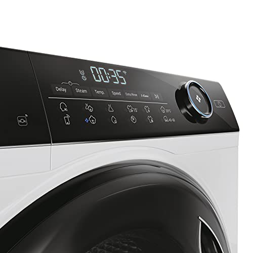Haier Freestanding Washing Machine, 9kg Load, 1400RPM, White
