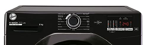 Hoover Freestanding Washing Machine, 9 kg Load, Black