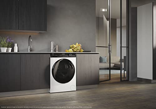 Haier Freestanding Washing Machine, 9kg Load, 1400RPM, White