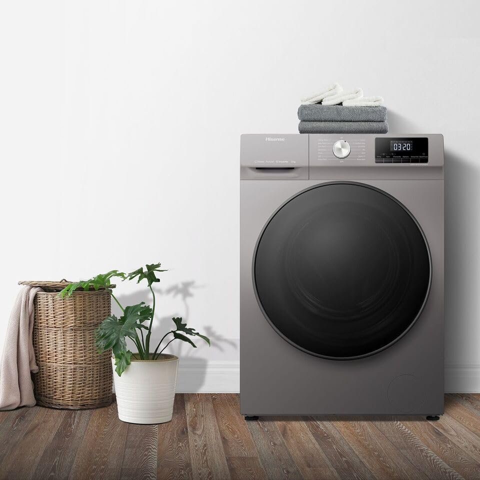 Hisense 8kg Washing Machine with 1400 rpm - Titanium