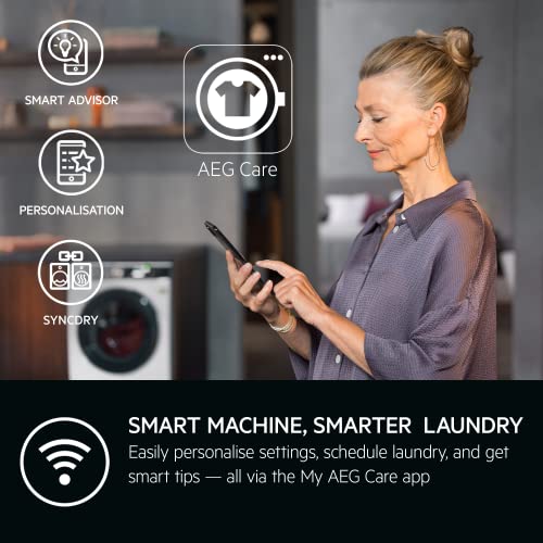AEG 7000 Series ProSteam Washing Machine, 10kg, Energy Class A