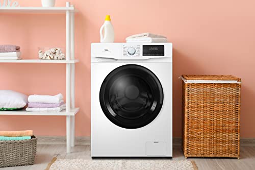8 kg White Freestanding Washing Machine with Steam