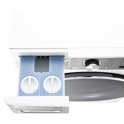 LG Freestanding Washer Dryer, 10.5kg/7kg
