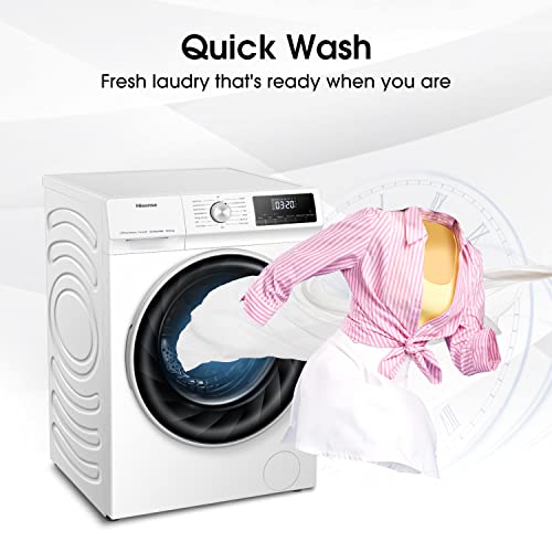 Hisense 10 KG Front Load Washer Dryer - White