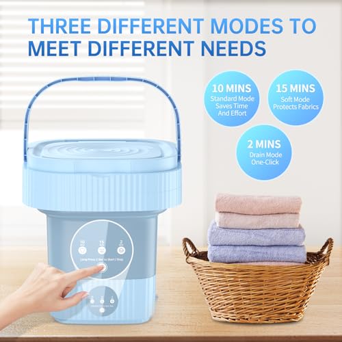 Portable Mini Washing Machine: Ultrasonic Turbine, Small Size
