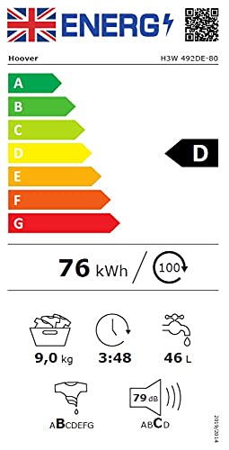 Hoover H-Wash 300 - 9 kg, 1400 rpm Washing Machine
