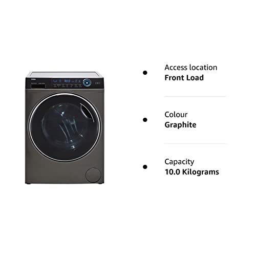 Haier 10kg Graphite Washing Machine - 1400RPM