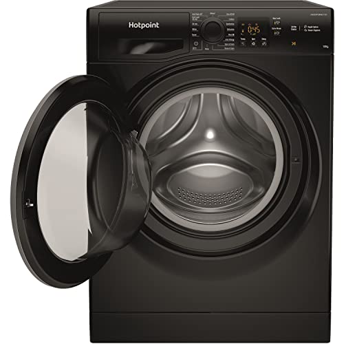 Hotpoint 10kg Black Freestanding Washer 1400rpm