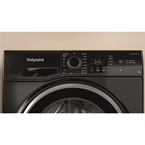 Hotpoint 10kg Black Freestanding Washer 1400rpm