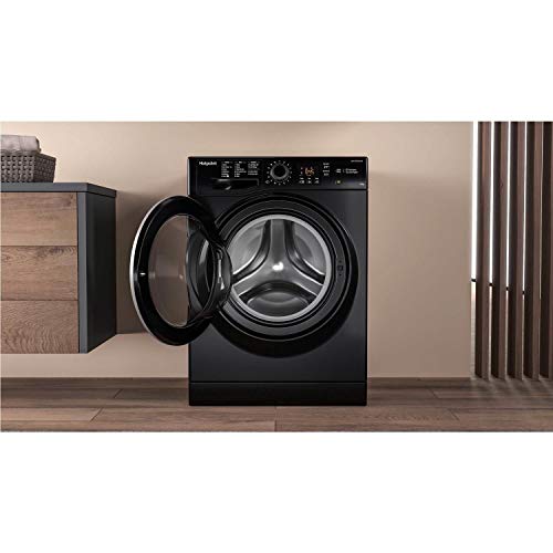 10kg Black Freestanding Hotpoint Washing Machine