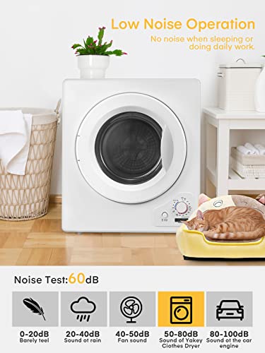FOHERE Vented Tumble Dryer - 4KG Capacity