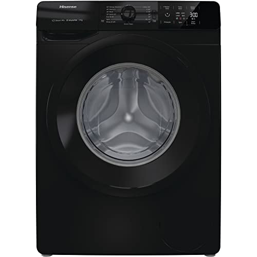 Hisense 9kg Freestanding Washing Machine - Black, 1400rpm