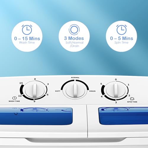 TANGZON Portable Twin Tub Washing Machine Combo