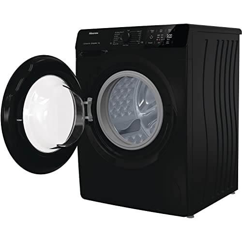 Hisense 9kg Freestanding Washing Machine - Black, 1400rpm